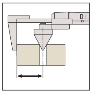Thước Cặp Điện Tử Đo Khoảng Cách Cạnh Với Tâm Lỗ 10.1-200mm Mitutoyo, 573-718-20